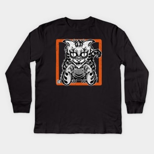 Cat Monster Kids Long Sleeve T-Shirt